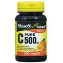 C 500MG PURE ASCORBIC ACID TABLETS