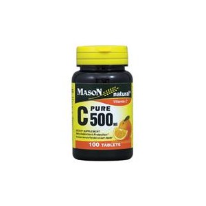 C 500MG PURE ASCORBIC ACID TABLETS