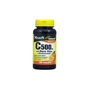 C 500MG WITH ROSE HIPS AND BIOFLAVONOIDS TABLETS