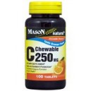 C 250MG CHEWABLE TABLET (orange, vanilla flavor)