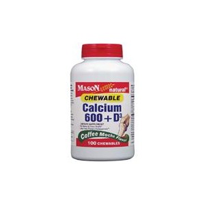 CALCIUM 600+D3 CHEWABLE TABLETS (coffee-mocha flavor)