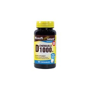 D 1000IU CHEWABLE (peach-vanilla flavor)