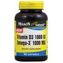 D 1000IU, OMEGA-3 1000MG SOFTGELS