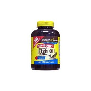 FISH OIL 1000MG OMEGA-3 NO BURP SOFTGELS