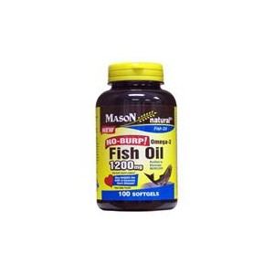 FISH OIL 1200MG OMEGA-3 NO BURP SOFTGELS