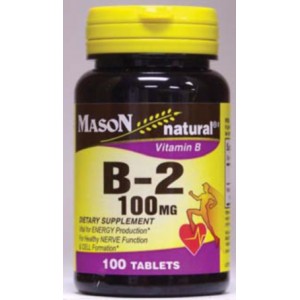 Vitamin B-2 - Riboflavin 100MG TABLETS