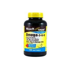 OMEGA 3-6-9 1200MG FISH, FLAX, & BORAGE OIL SOFTGELS