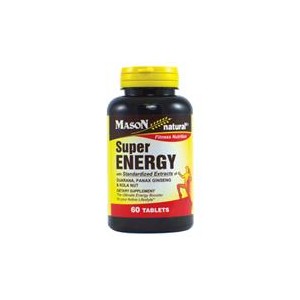 SUPER ENERGY WITH GUARANA, PANAX GINSENG, & KOLA NUT TABLETS