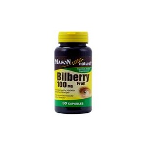 BILBERRY 100MG CAPSULES