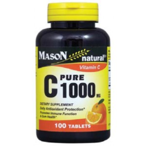 C 1000MG PURE ASCORBIC ACID TABLETS 