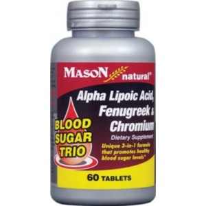 BLOOD SUGAR TRIO: ALPHA LIPOIC ACID, FENUGREEK & CHROMIUM TABLETS