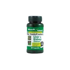 MILK THISTLE/CRANBERRY LIVER & KIDNEY CLEANSER CAPSULES