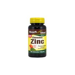 ZINC 25MG CHEWABLE TABLETS (CITRUS FLAVOR)