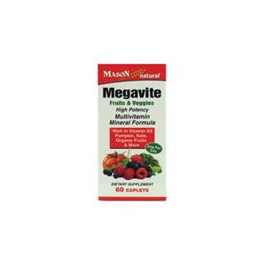 MEGAVITE FRUIT & VEGETABLE CAPLETS