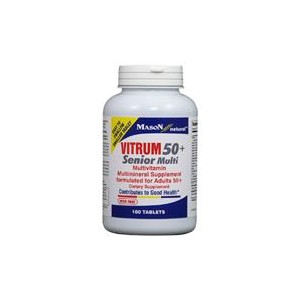 VITRUM 50 PLUS SENIOR MULTIVITAMIN & MULTIMINERAL TABLETS