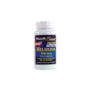 MELATONIN FAST MELTZ 500MCG FRUIT FLAVORED TABLETS