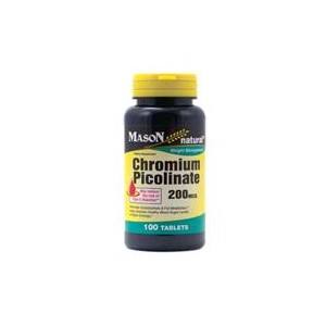 CHROMIUM PICOLINATE 200MCG TABLETS