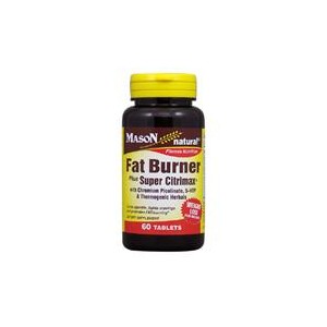 FAT BURNER PLUS SUPER CITRIMAX® WITH CHROMIUM PICOLINATE, 5HTP & THERMOGENIC HERBALS TABLETS