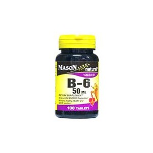 Vitamin B-6 - Pyridoxine HCI 50MG TABLETS