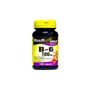 Vitamin B-6 - Pyridoxine HCI 100MG TABLETS