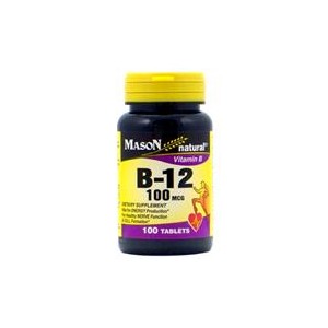 Vitamin B-12 - Cyanocobalamin 100MCG TABLETS