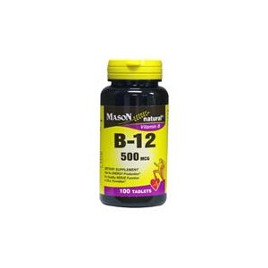 Vitamin B-12 - Cyanocobalamin 500MCG TABLETS