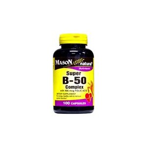 SUPER B 50 COMPLEX WITH 400MCG FOLIC ACID CAPSULES