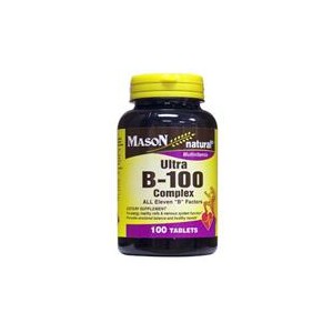 ULTRA B 100 COMPLEX ALL ELEVEN "B" FACTORS TABLETS