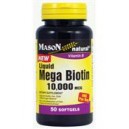 B - Complex MEGA BIOTIN 10,000 MCG SOFTGELS
