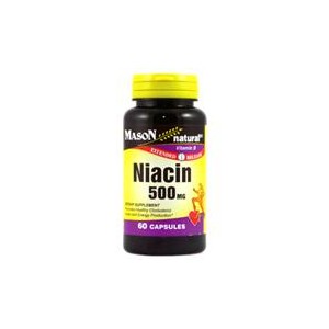 B - NIACIN 500MG EXTENDED RELEASE CAPSULES